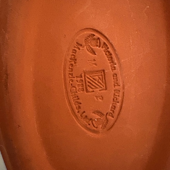 Mackenzie Childs vintage (1988) ruffled oval platter - Picture 6 of 6